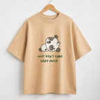 Just Don't Care Very Much - Oversized Tee